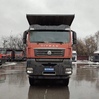 Самосвал SITRAK C7H 8x4 25 куб.м,с ЭПГВ, R24, козырек над всей кабиной