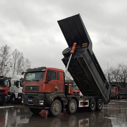 Самосвал SITRAK C7H 8x4 25 куб.м, с ЭПГВ, R24, козырек над всей кабиной
